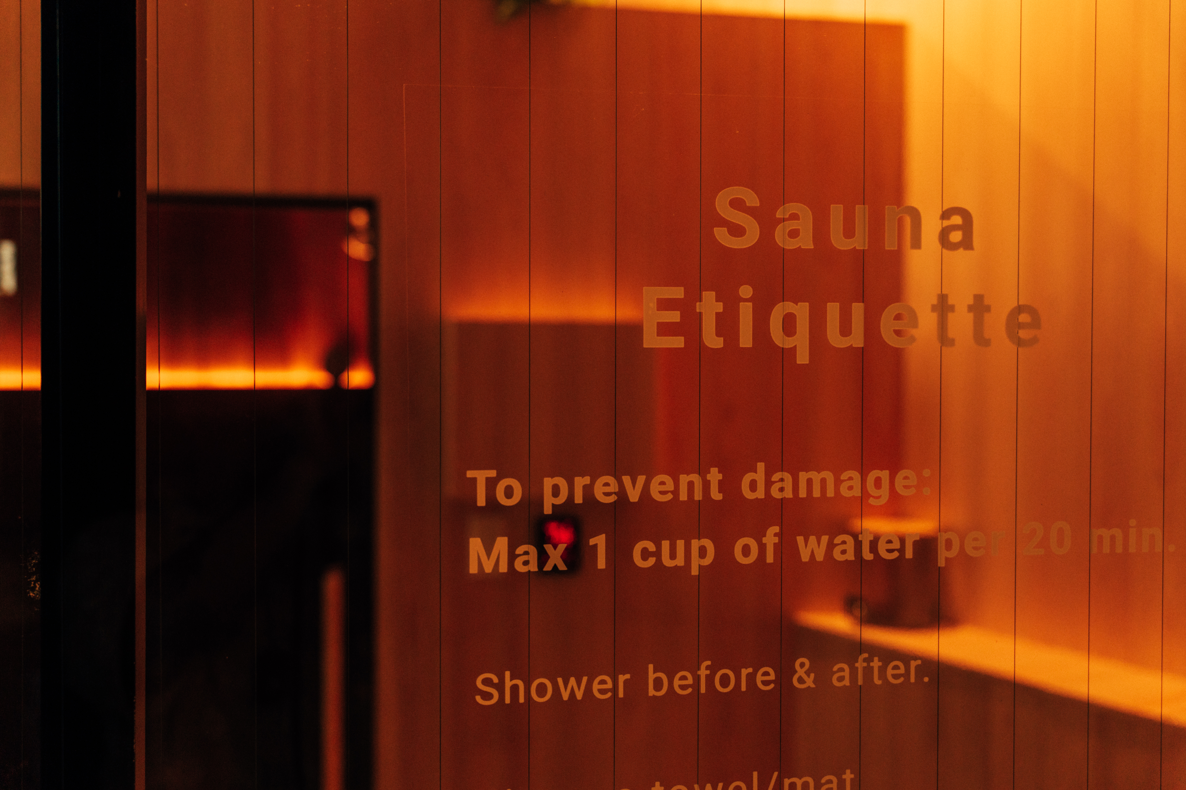 Private hinoki sauna at One Shibuya Hill